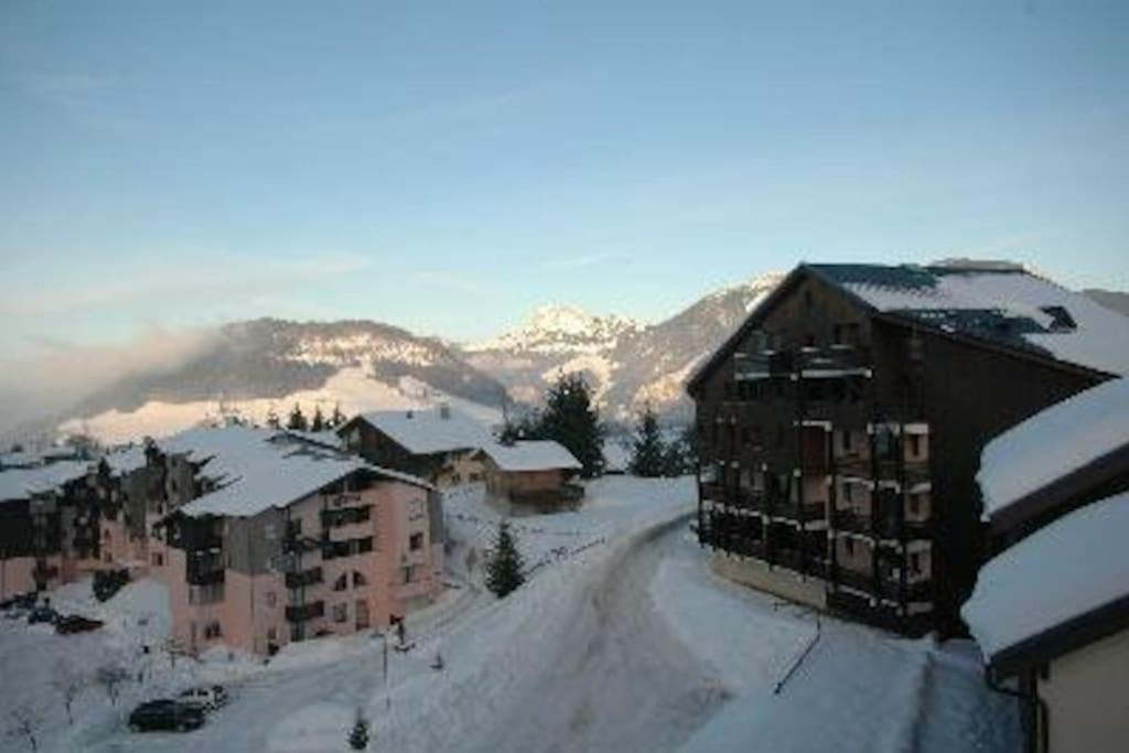 Appartement Montagne La Vallee Verte Coeur Station Hirmentaz Bellevaux Eksteriør billede