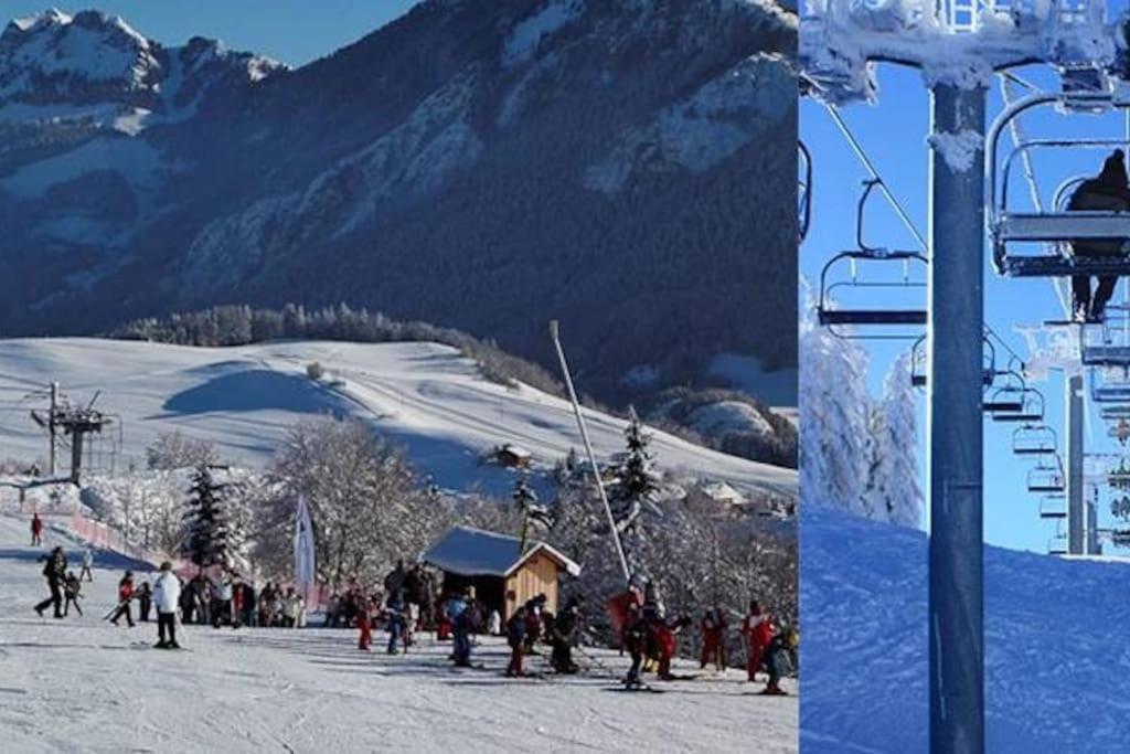 Appartement Montagne La Vallee Verte Coeur Station Hirmentaz Bellevaux Eksteriør billede